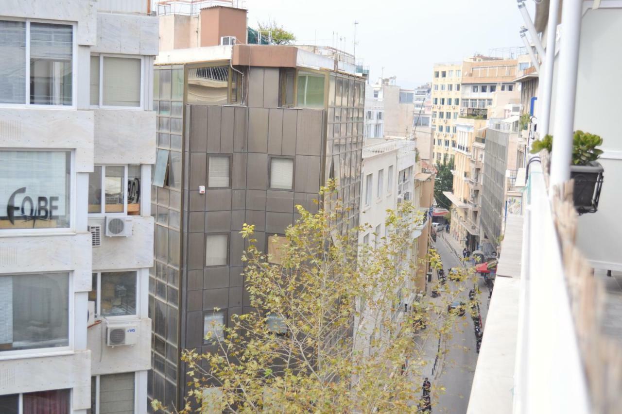 Athens Modern Minimalistic Sunny Studio With Balcony Lejlighed Eksteriør billede